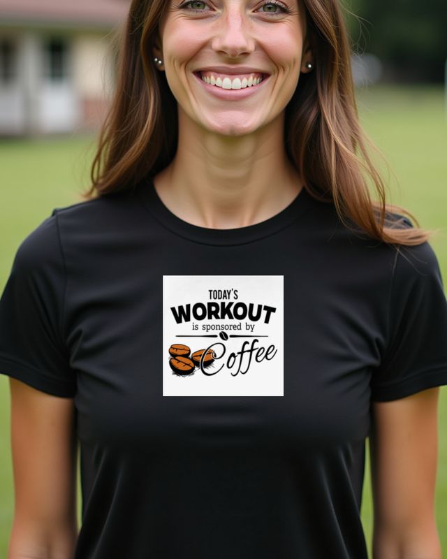 Today’s Workout with Coffee - Gift for Lazy Days – T-Shirt