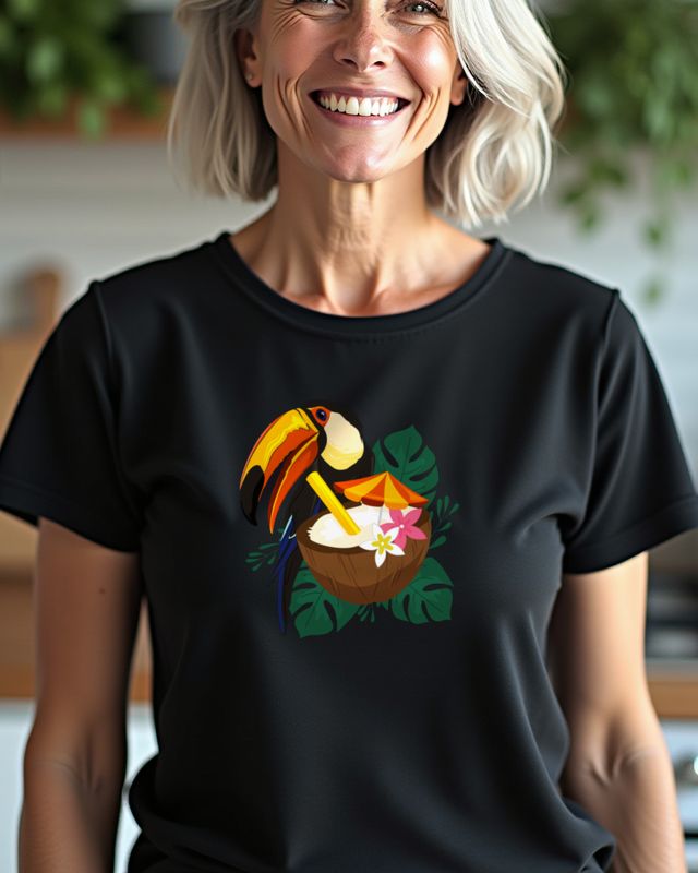 Toucan Summer - Tropical Bird Design for Summer Lovers โ T-Shirt