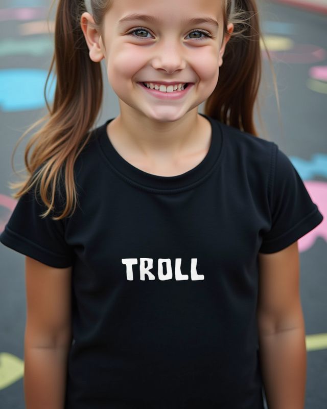 Troll - Lustiger Schriftzug für Chaoten und Spaßvögel – T-Shirt