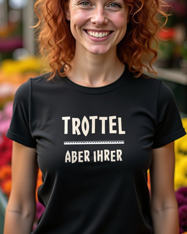 Trottel aber ihrer - Lustiges Partner Shirt für Männer – T-Shirt