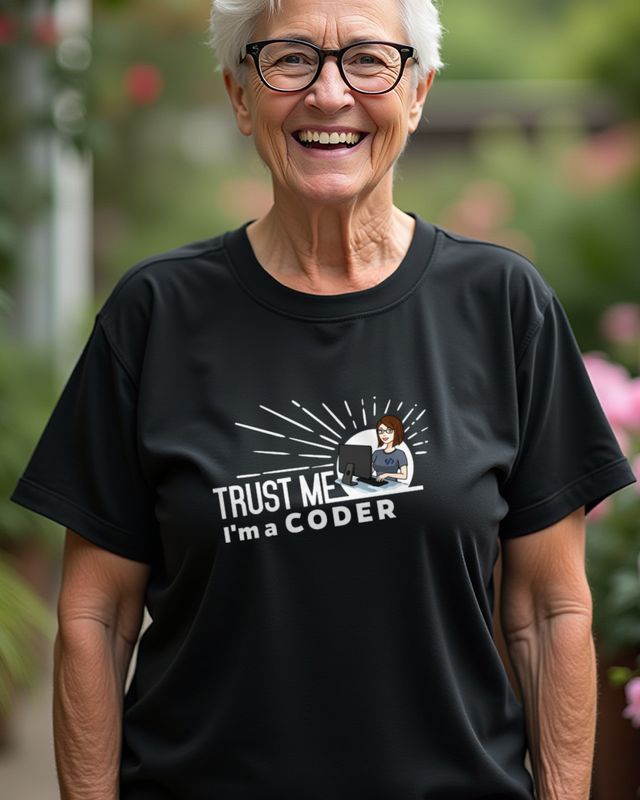 Trust me I’m a Coder - Funny Female Programmer Gift – T-Shirt