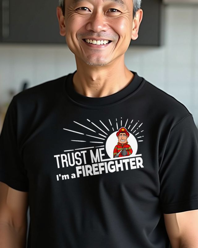 Trust Me, I’m a Firefighter - Funny Firefighter Tee – T-Shirt