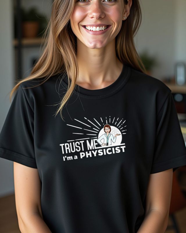 Trust me I’m a Physicist - Lustiges Physikerin Shirt – T-Shirt