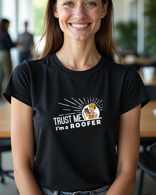 Trust Me, I’m a Roofer - Lustiges Dachdecker Shirt – T-Shirt