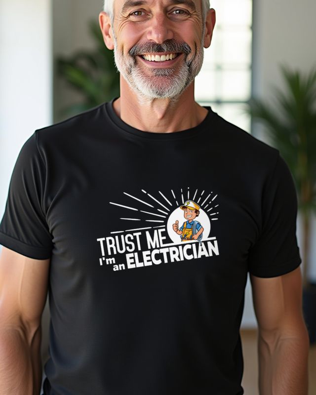 Trust Me, I’m an Electrician - Funny Electrician Tee – T-Shirt