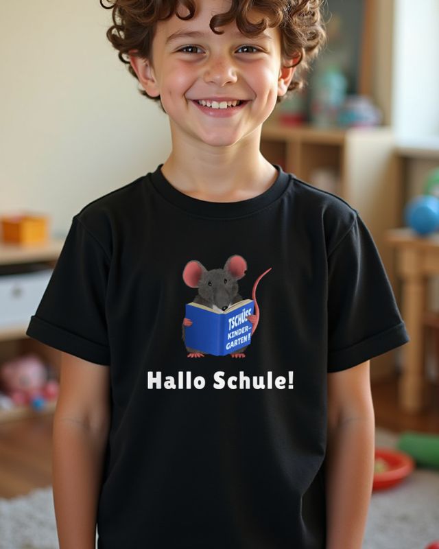Tschüss Kindergarten Hallo Schule - Einschulung Geschenk – T-Shirt