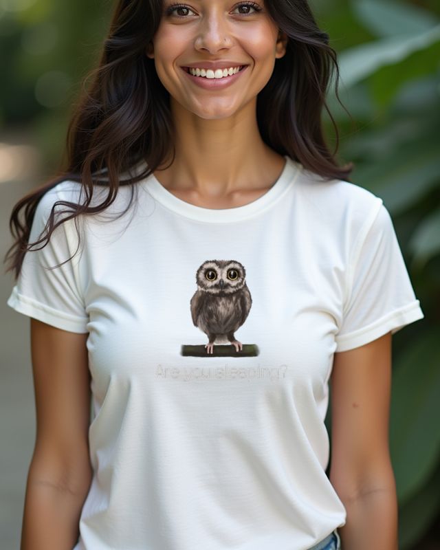 Are You Sleeping Eule - Geschenk für Nachtmenschen – T-Shirt