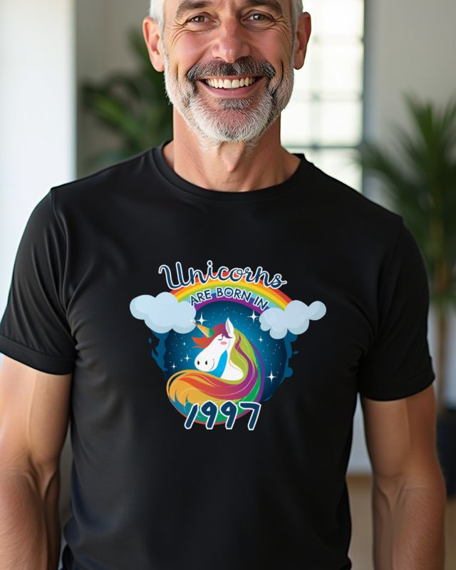 Unicorns are born in 1997 - Einhorn Jahrgang 1997 Geschenk – T-Shirt
