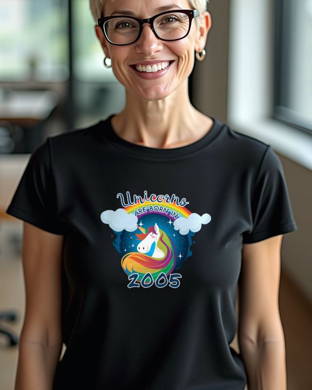 Unicorns Are Born in 2005 - Unicorn Lover Birthday