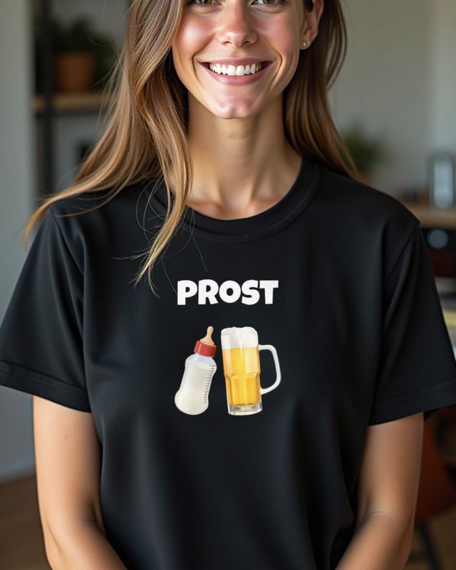 Vatertag Prost - Lustiges Geschenk für Papa – T-Shirt