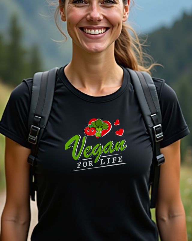 Vegan for Life - Animal Lover Vegan โ T-Shirt