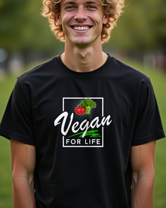 Vegan for Life - Pflanzlich leben aus Überzeugung – T-Shirt