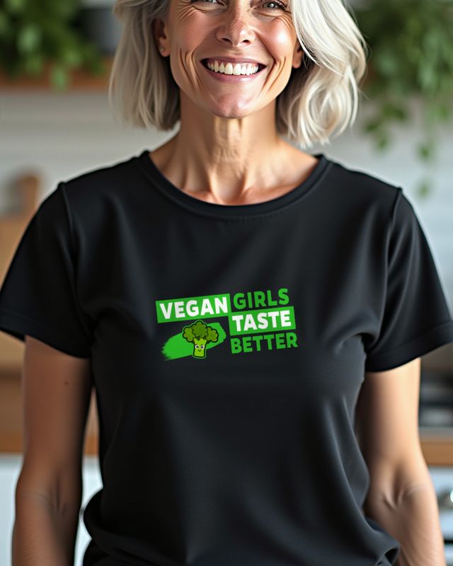 Vegan Girls Taste Better - Brokkoli – T-Shirt