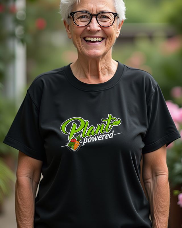Plant Powered - Geschenk für Veganer – T-Shirt