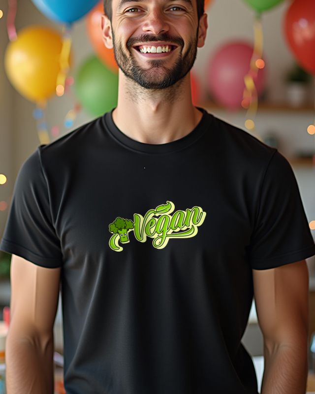 Vegan Word Design - Gift Idea for Animal Lovers – T-Shirt