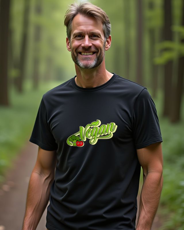 Vegan Statement Shirt - Pflanzlich leben mit Stil – T-Shirt