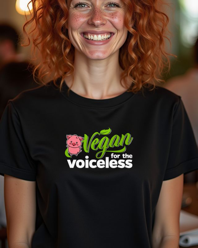 Animal Lover Vegan Tee - Vegan for the Voiceless – T-Shirt