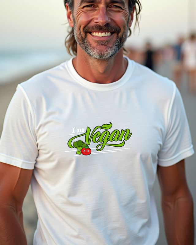 I’m Vegan - Vegan Statement Shirt for Men and Women – T-Shirt