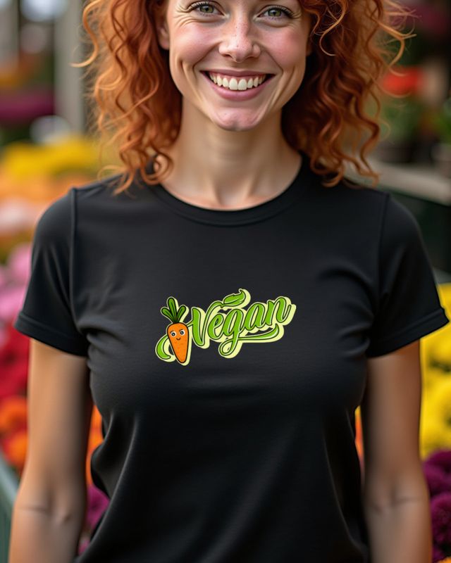 Vegan Statement Shirt - Pflanzlich leben mit Stil – T-Shirt
