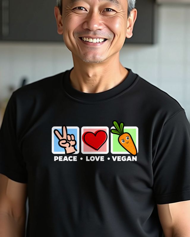 Peace Love Vegan - Kind Vegan Lifestyle β T-Shirt