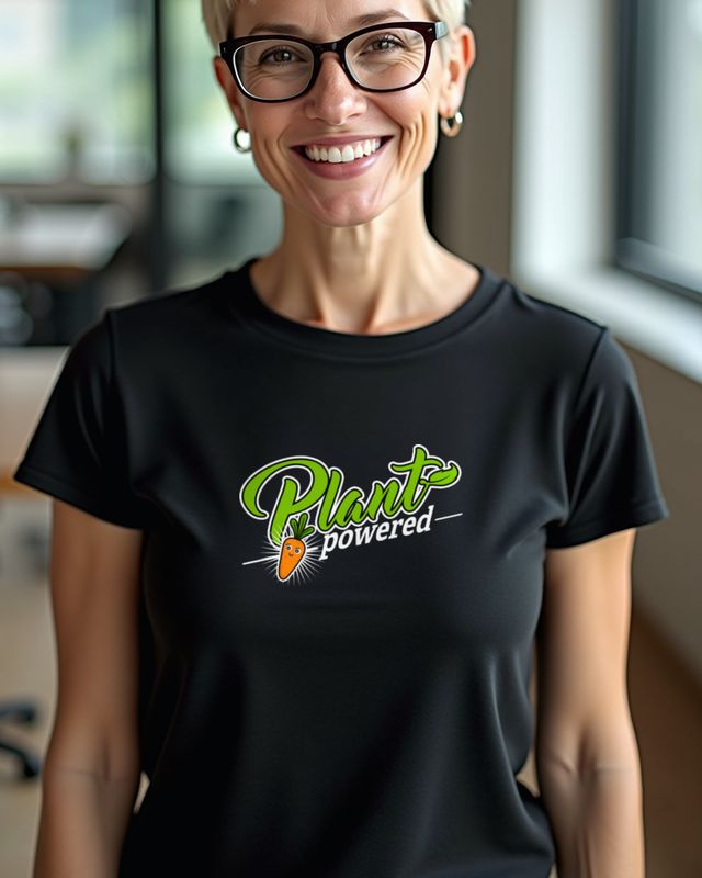 Plant Powered Statement - Vegan Athlete and Everyday – T-Shirt