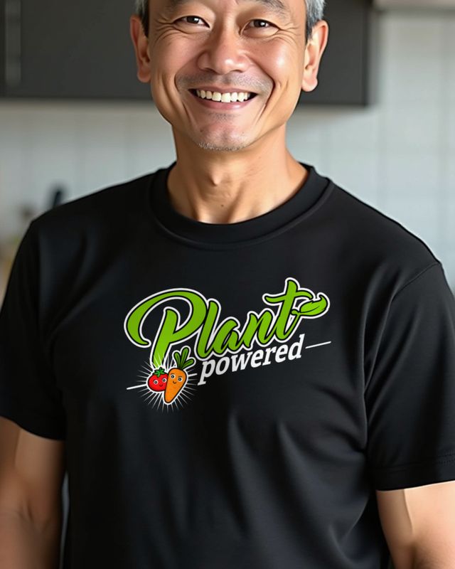 Plant Powered - Pflanzliche Power – T-Shirt