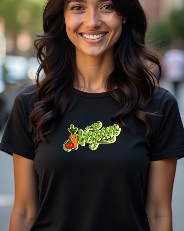 Vegan Text Design - Gift for Vegan Women and Men β T-Shirt
