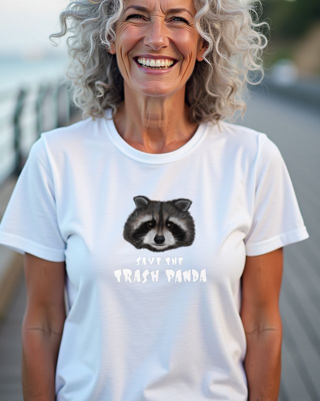Save the Trash Panda - Funny Raccoon Lover Design β T-Shirt