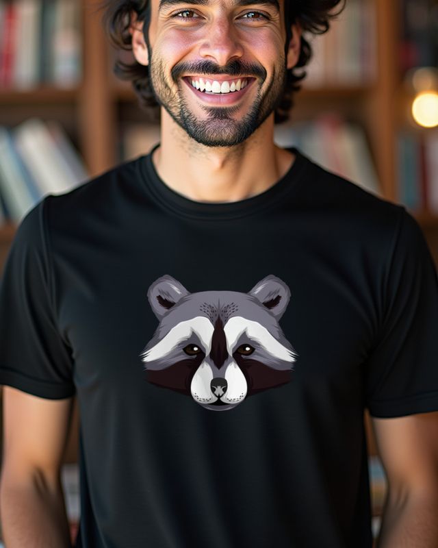 Waschbär - Süßes Tiermotiv für Waschbär Fans – T-Shirt