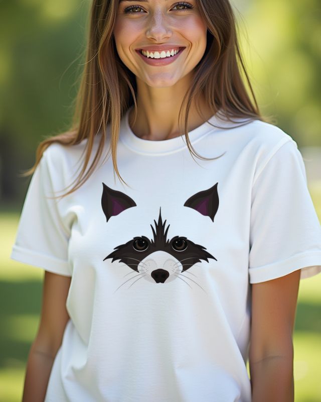 Raccoon Head - Cute Trash Panda Gift for Raccoon Fans โ T-Shirt
