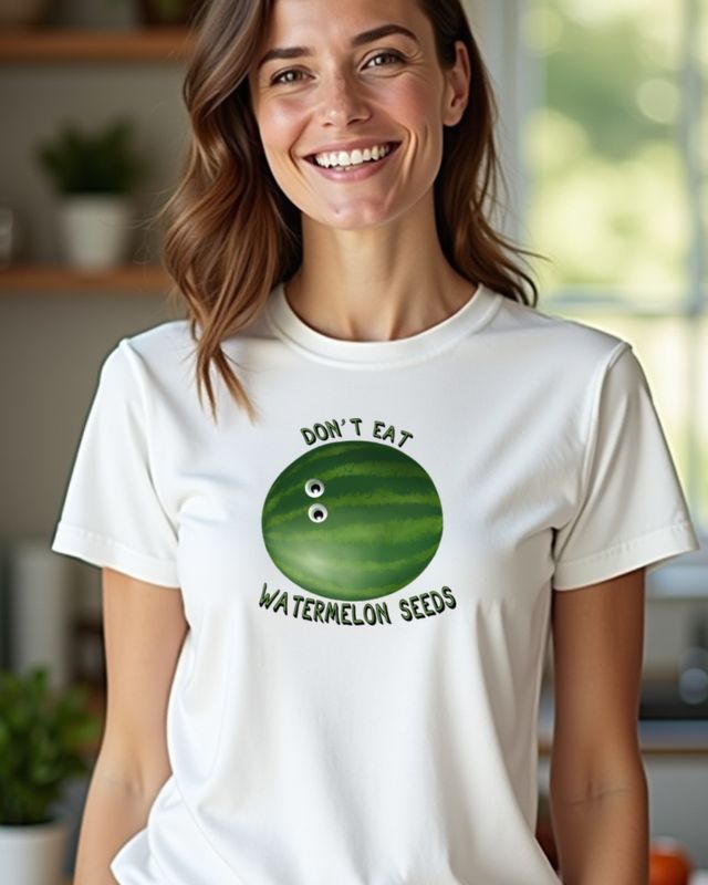 Don’t Eat Watermelon Seeds - Funny Pregnancy Design – T-Shirt