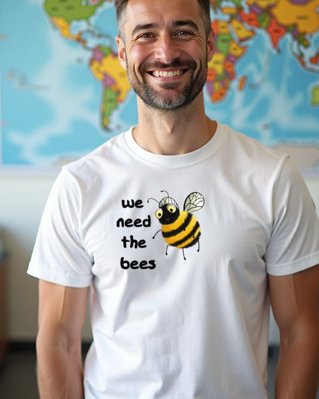 We Need the Bees - Bee Lover Design for Nature Fans – T-Shirt
