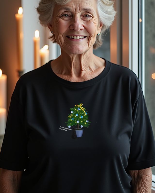 Christmas Tree with Cat - Beautiful and Shiny - Holiday β T-Shirt
