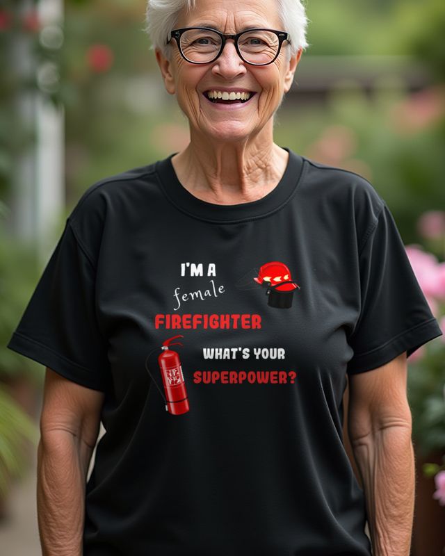 What’s Your Superpower Firefighter - Women’s Gift – T-Shirt