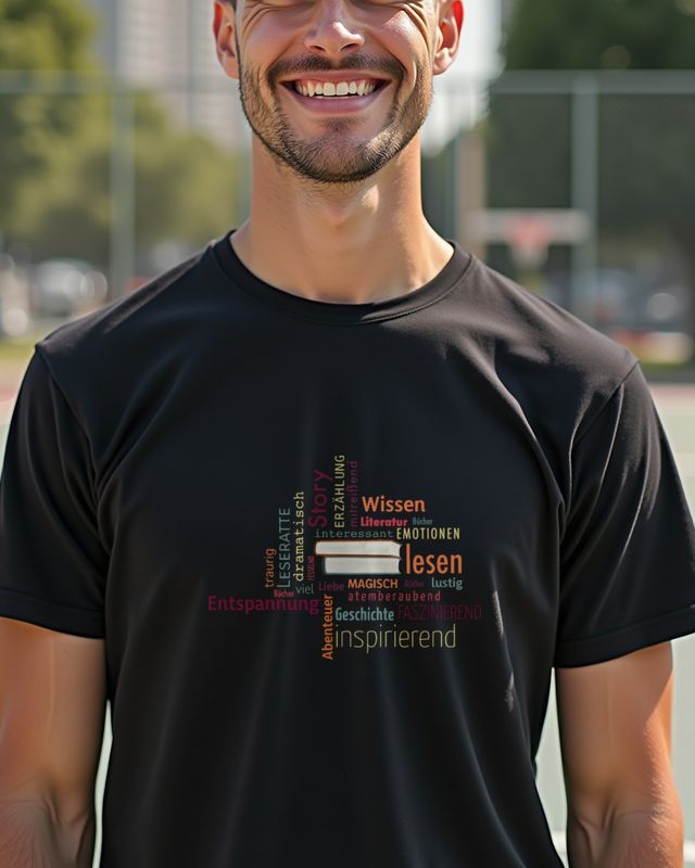 Knowledge Book Reading Word Cloud - Gift for Book Lovers – T-Shirt