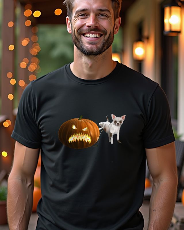 Wütender Halloween Kürbis - Lustiges Anti Halloween – T-Shirt