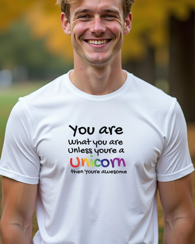You Are a Unicorn - Sweet Compliment Unicorn Saying β T-Shirt