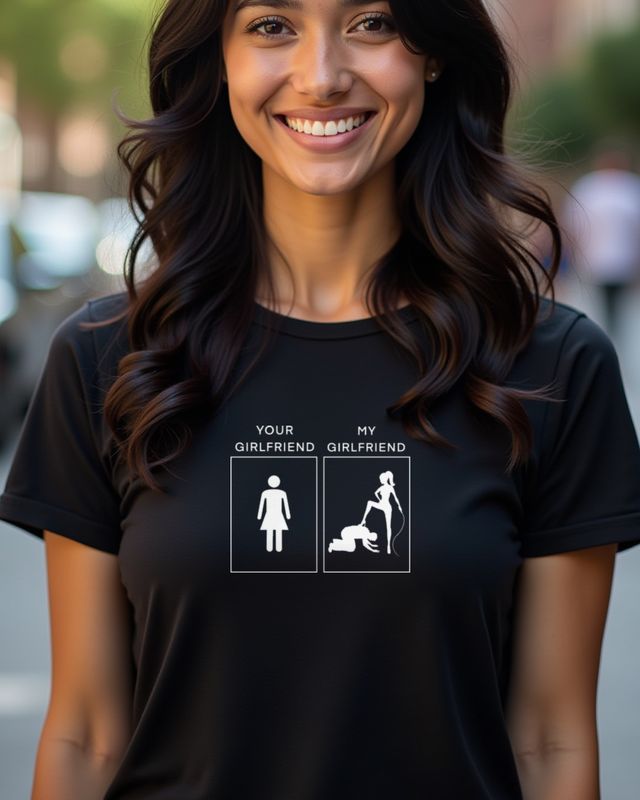 Your Girlfriend My Girlfriend - Lustiges Meme für Freunde – T-Shirt