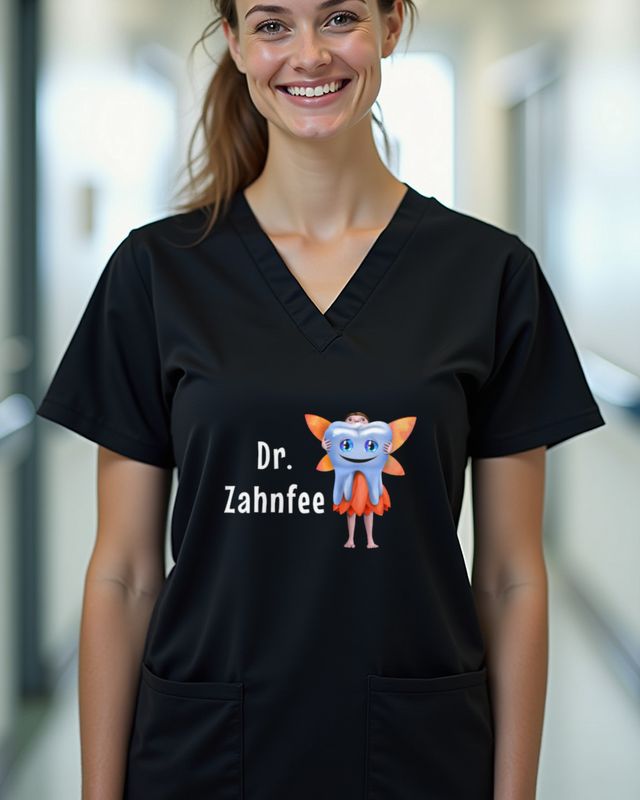 Dentist Dr. Tooth Fairy German Saying - Female Dentist – T-Shirt