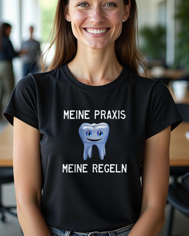 Zahnarzt Meine Praxis Meine Regeln - Lustiger Spruch – T-Shirt