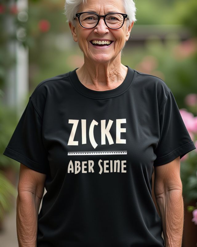 Zicke aber seine - Lustiges Partner Shirt für Frauen